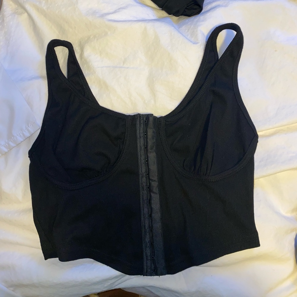 Black corset top - NEVER WORN